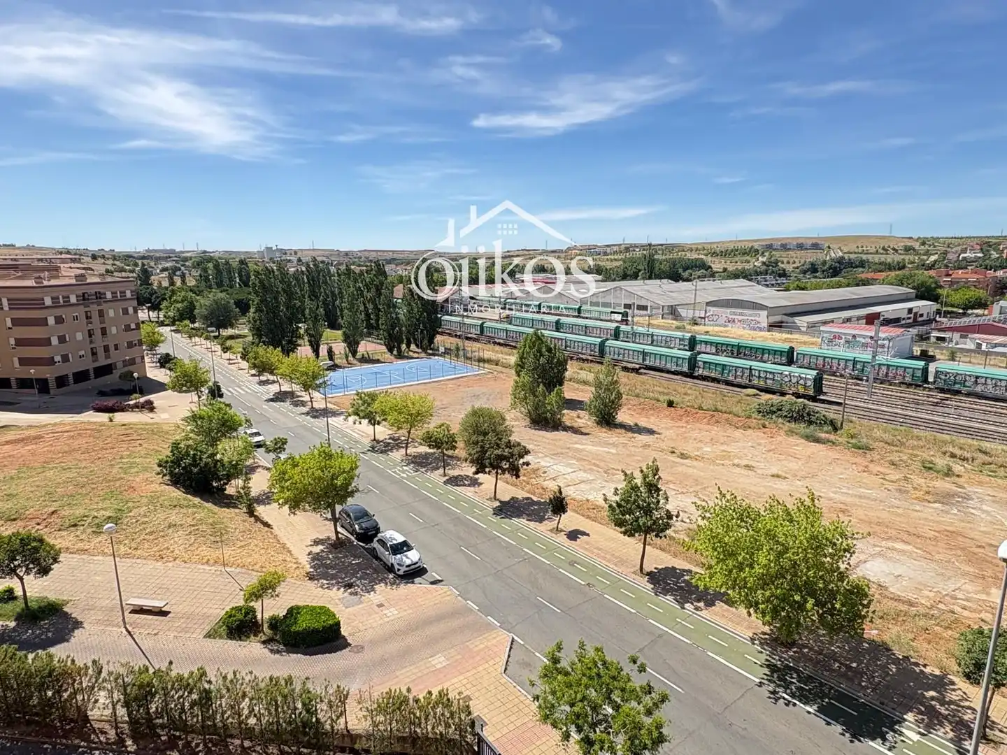 Vista exterior de Piso en venta en Salamanca con Calefacción, Parquet y Piscina