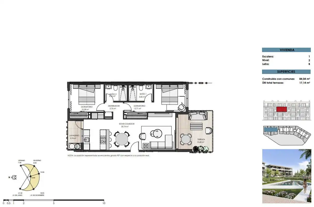 Apartment with terrace for sale in Mar Menor Golf, imagen 29