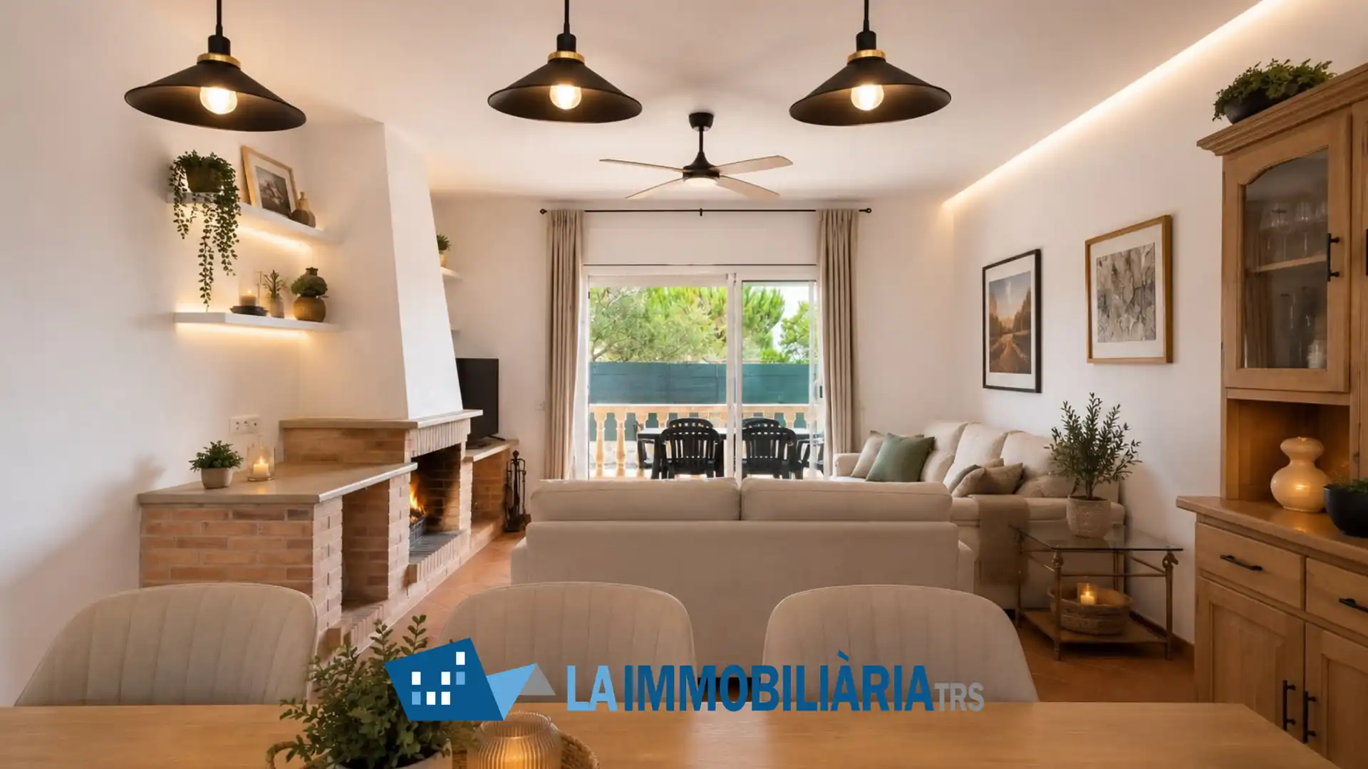 Living room of Houses for sale in Lloret de Mar  with Heating, Terrace and Storage room