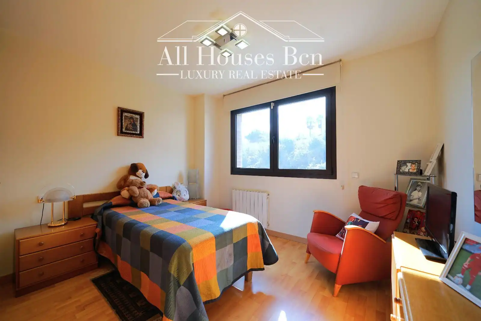Bedroom of Detached homes for sale in Sant Quirze del Vallès  with Air Conditioner, Heating and Private garden