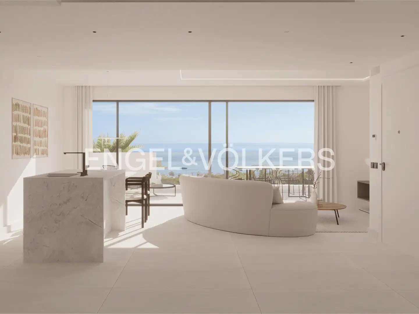 Sala de estar de Ático en venta en Torrevieja con Aire acondicionado, Calefacción y Jardín privado