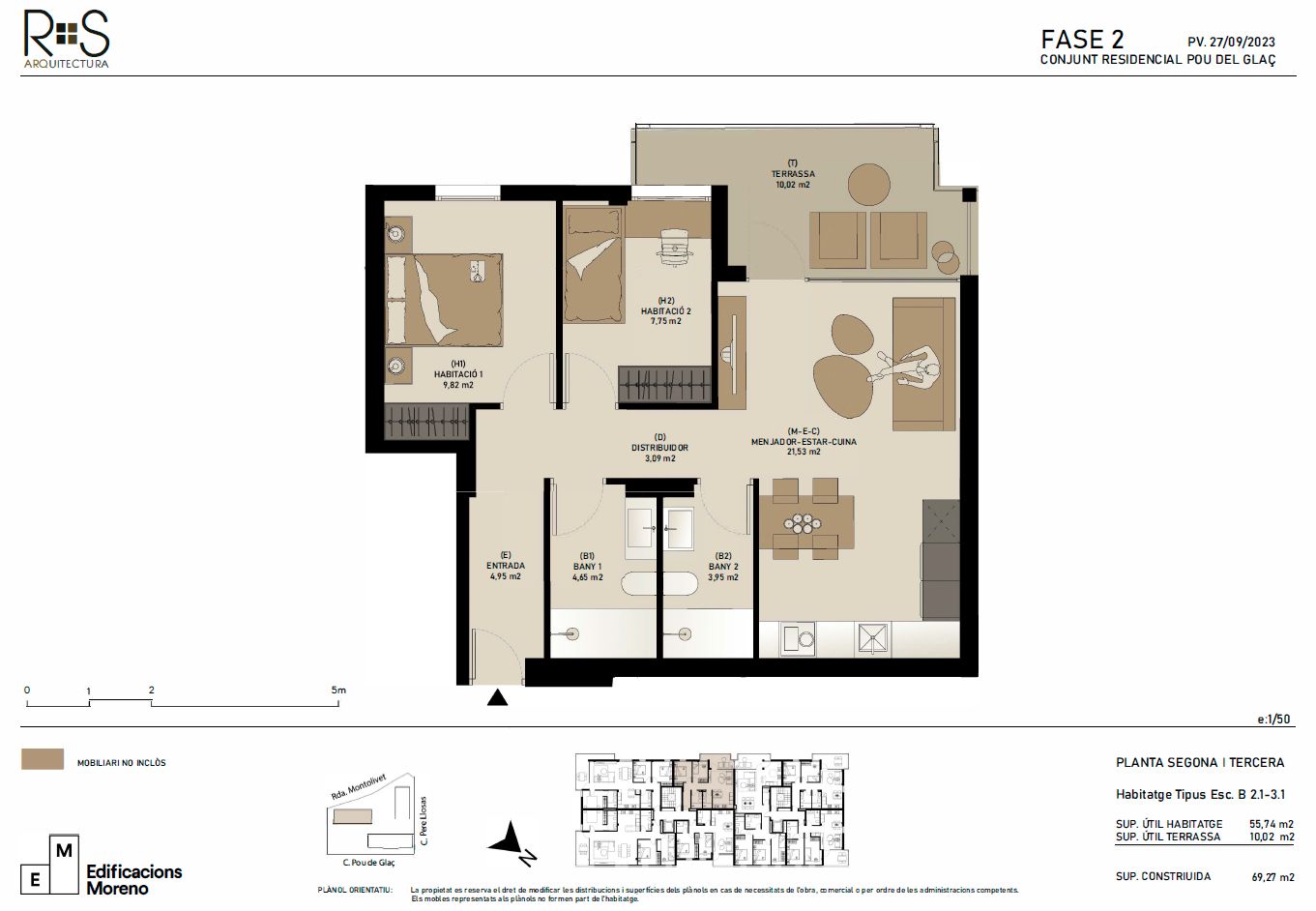 Flat for sale in Olot  with Air Conditioner, Heating and Private garden