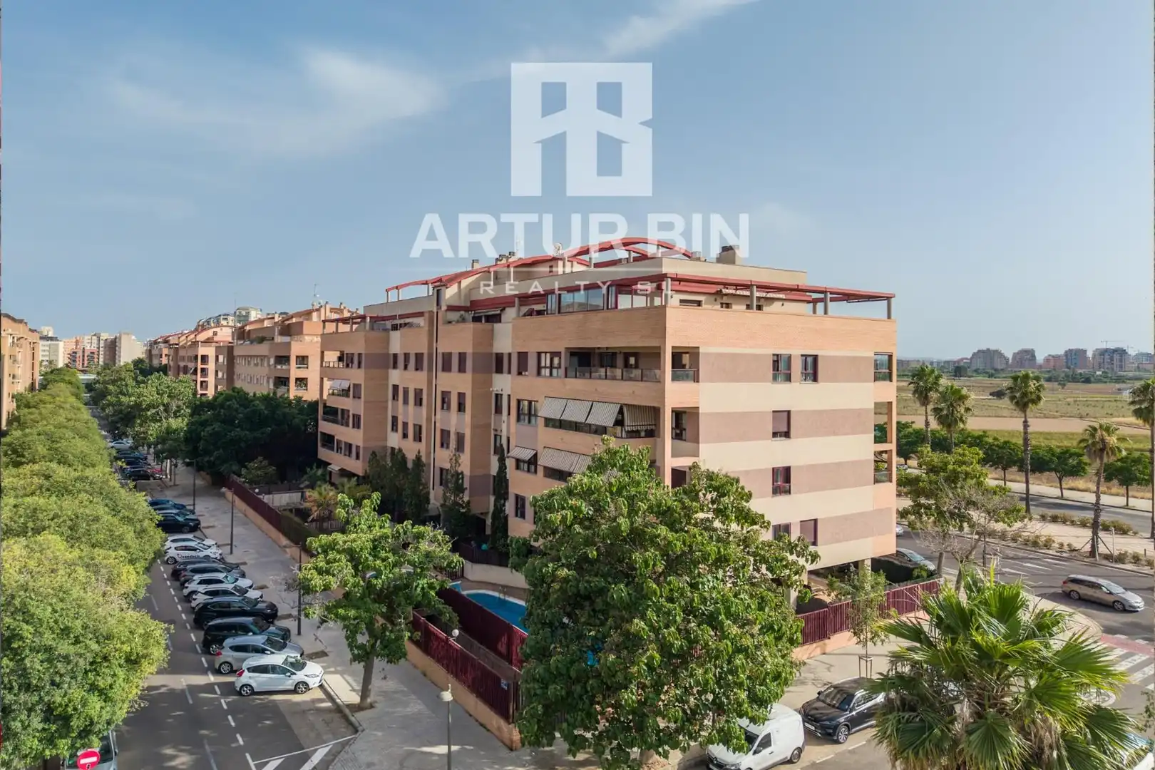 Vista exterior de Ático en venta en Valencia con Calefacción, Jardín privado y Terraza