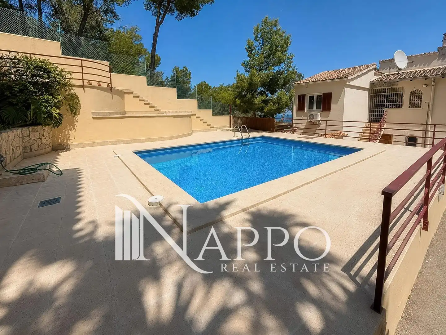 Schwimmbecken von Wohnung zur Miete in Calvià mit Klimaanlage, Heizung und Terrasse