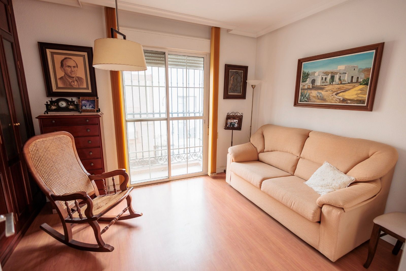 Bedroom of Flat for sale in  Almería Capital  with Air Conditioner