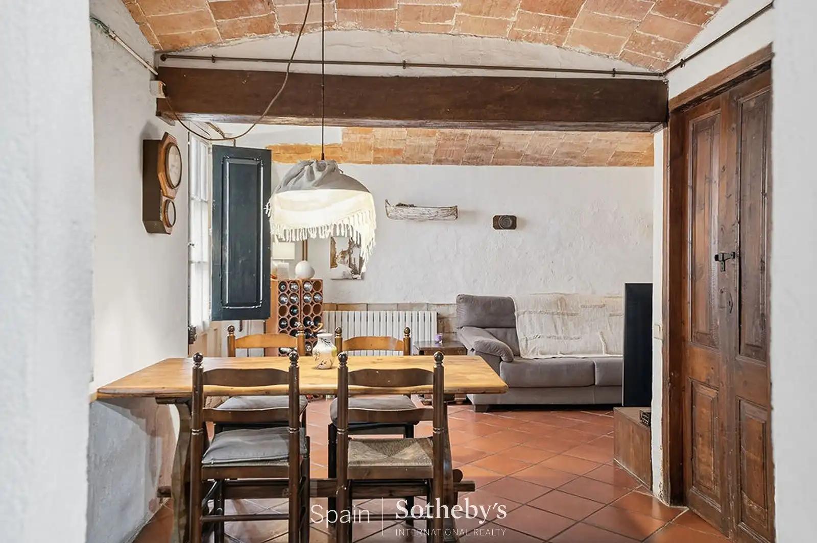 Esszimmer von Einfamilien-Reihenhaus zum Verkauf in L'Escala mit Heizung, Terrasse und Abstellraum