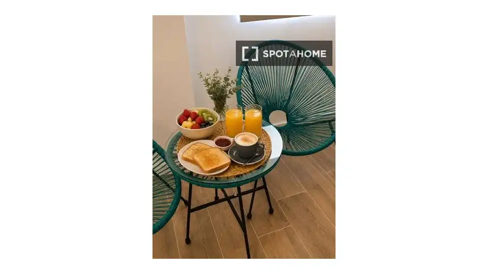 Balcony of Study for share in El Campello  with Air Conditioner, Terrace and Furnished