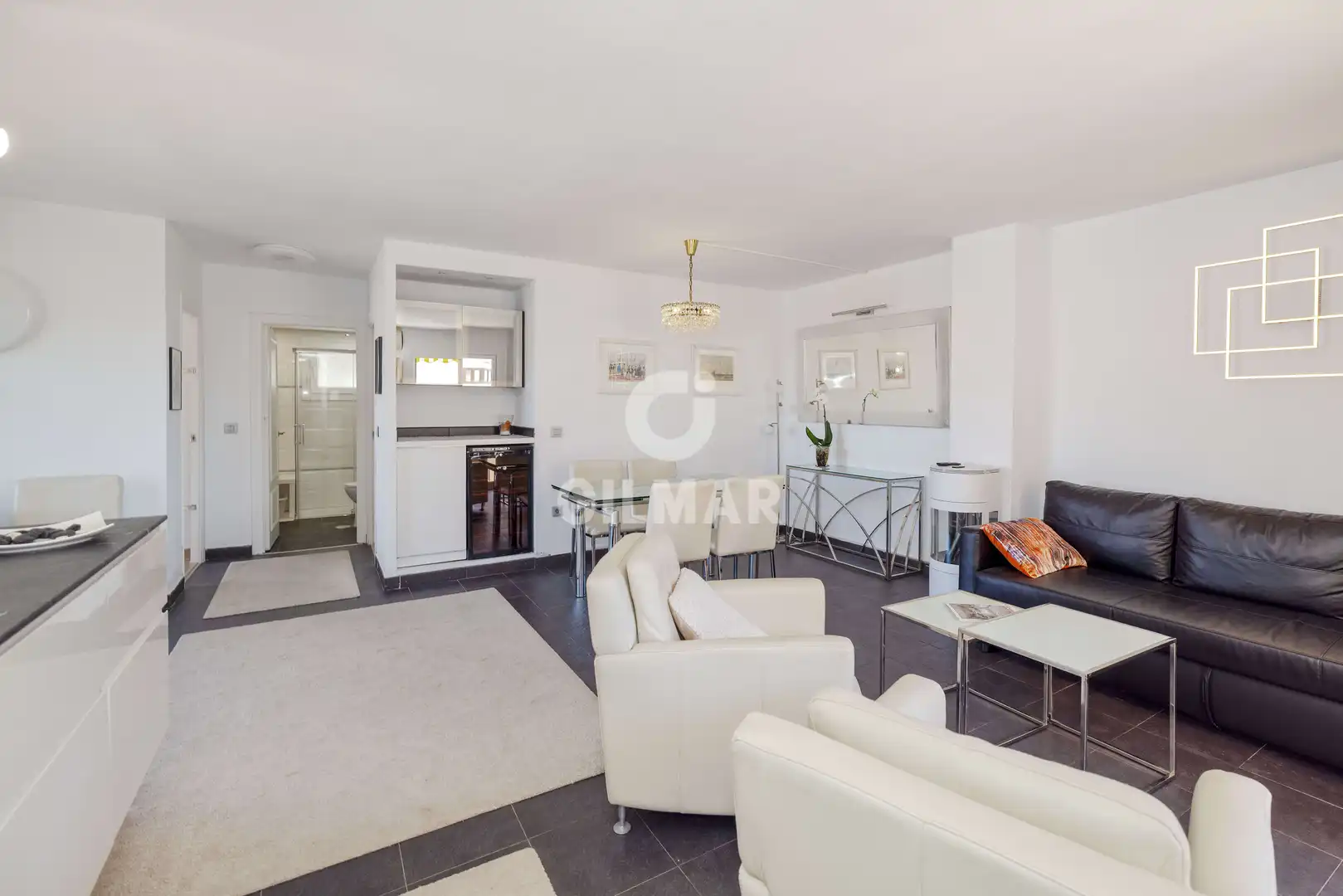 Living room of Flat for sale in Fuengirola  with Heating, Private garden and Swimming Pool