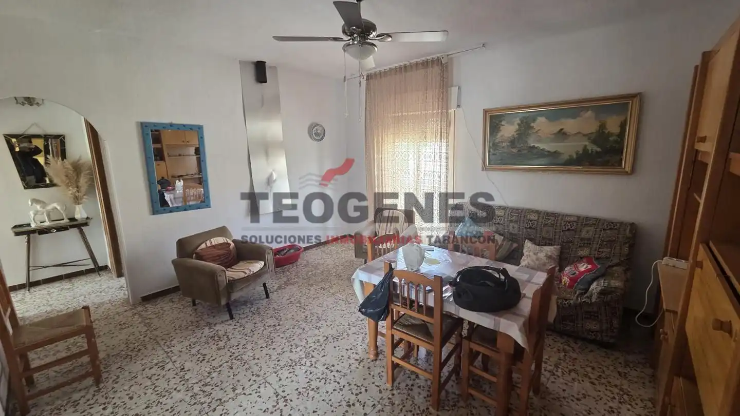 Living room of Houses for sale in Fuente de Pedro Naharro  with Heating, Terrace and Storage room