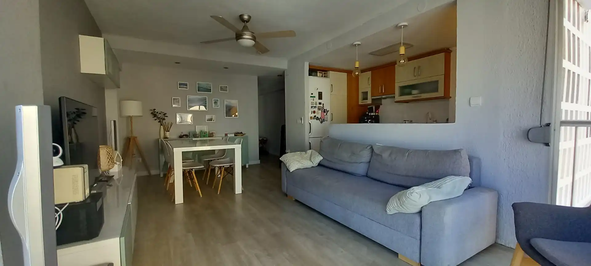 Sala d'estar de Apartament en venda en Gandia amb Aire condicionat, Calefacció i Moblat