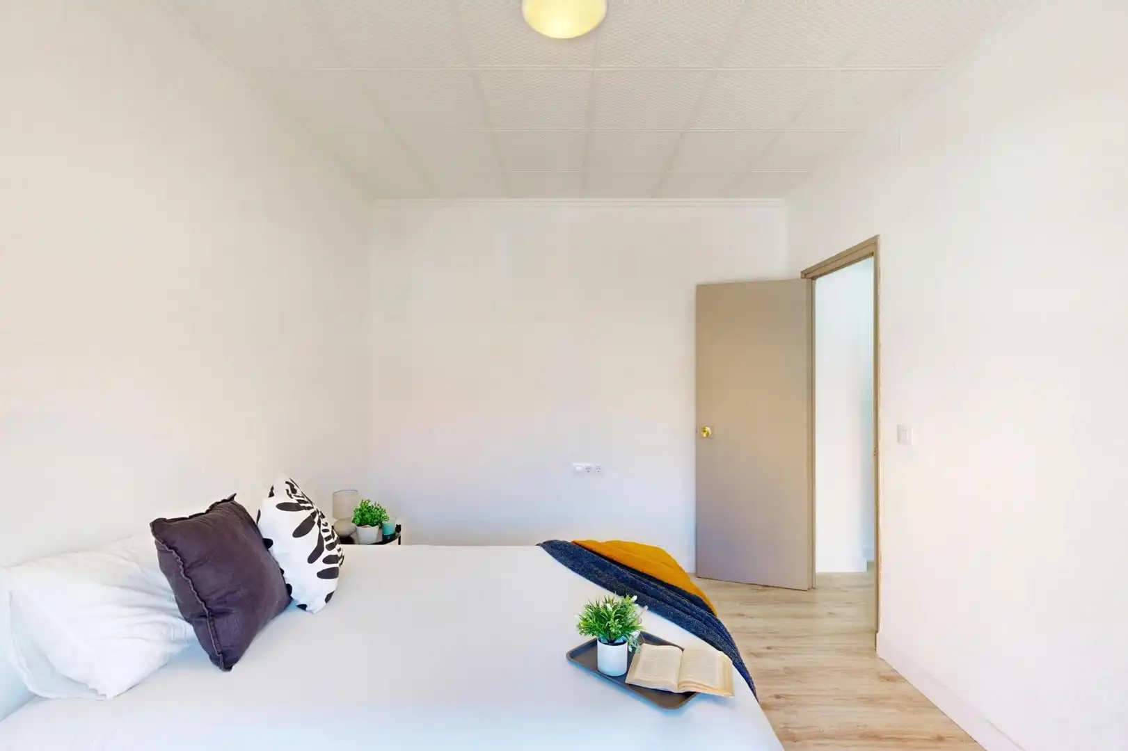 Schlafzimmer von Wohnung zum Verkauf in Cartagena mit Klimaanlage, Heizung und Balkon