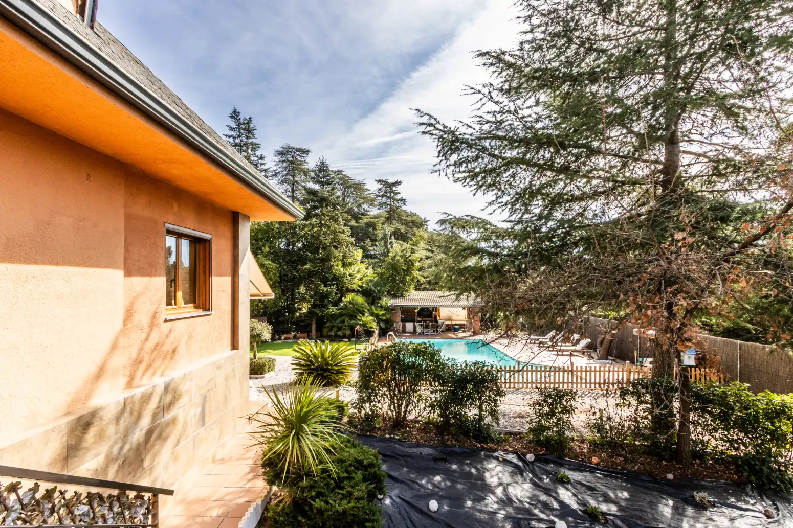 Jardí de Casa o xalet en venda en Matadepera amb Calefacció, Parquet i Terrassa