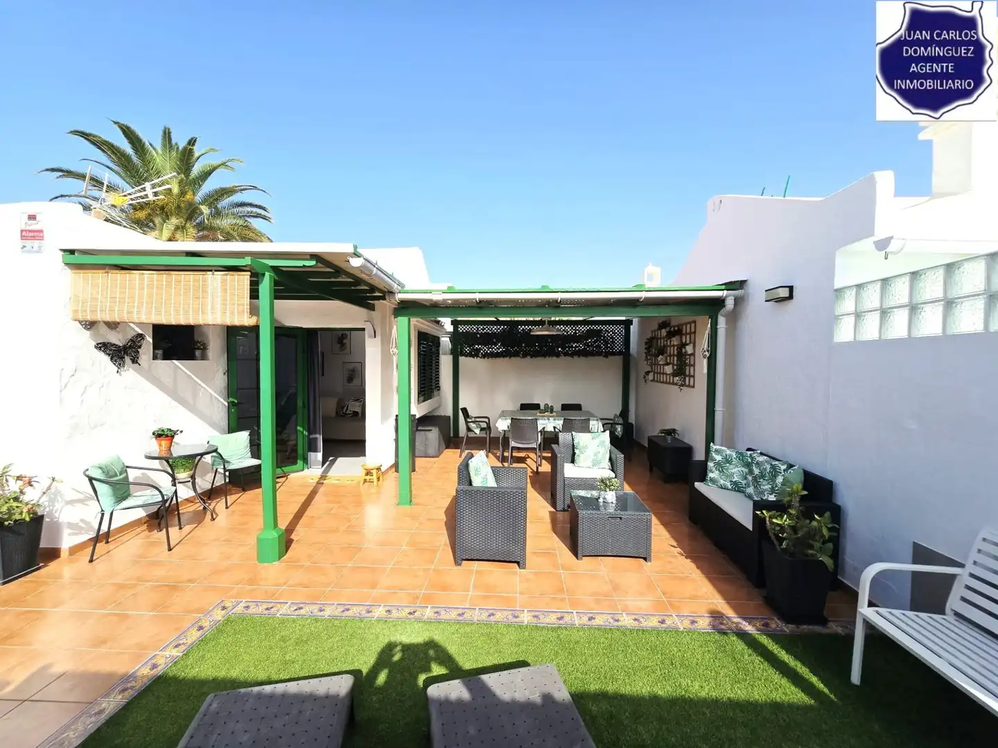 Terraza de Casa o chalet de alquiler en San Bartolomé de Tirajana con Aire acondicionado, Terraza y Amueblado