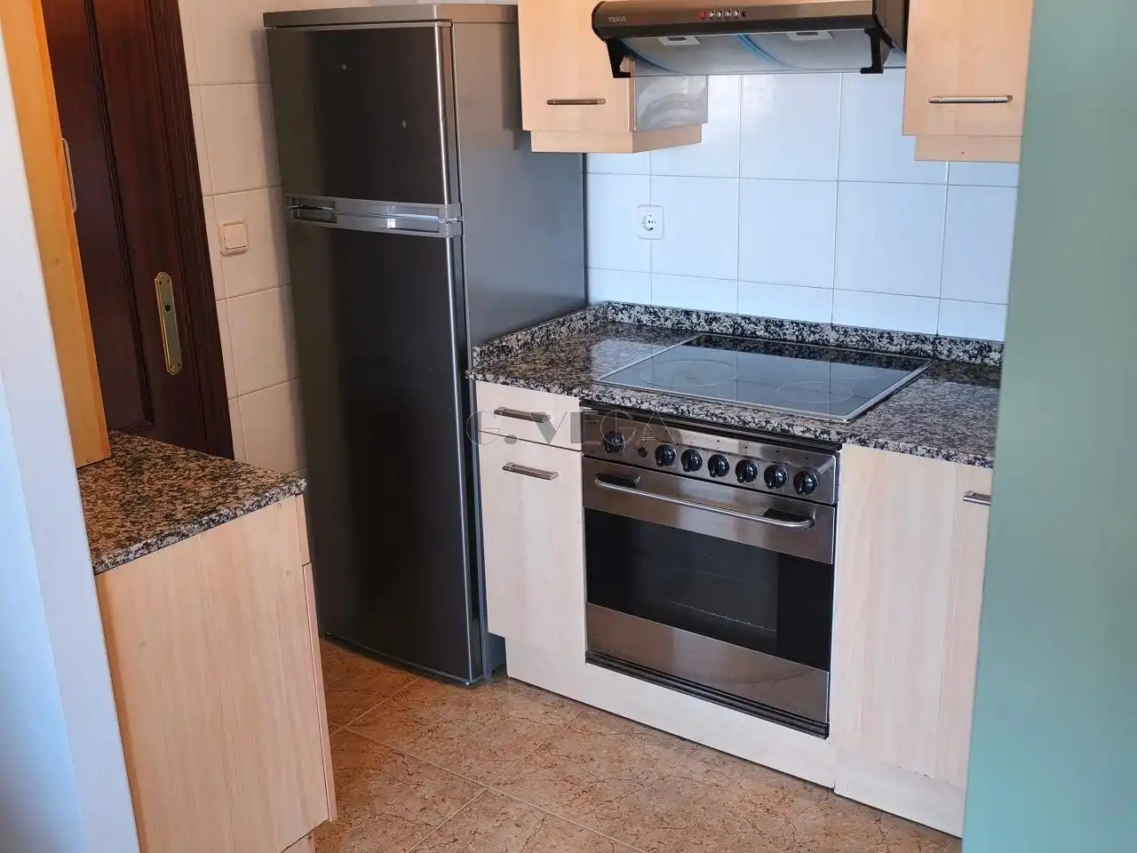 Kitchen of Apartments for rent in Vigo   with Heating and Parquet flooring