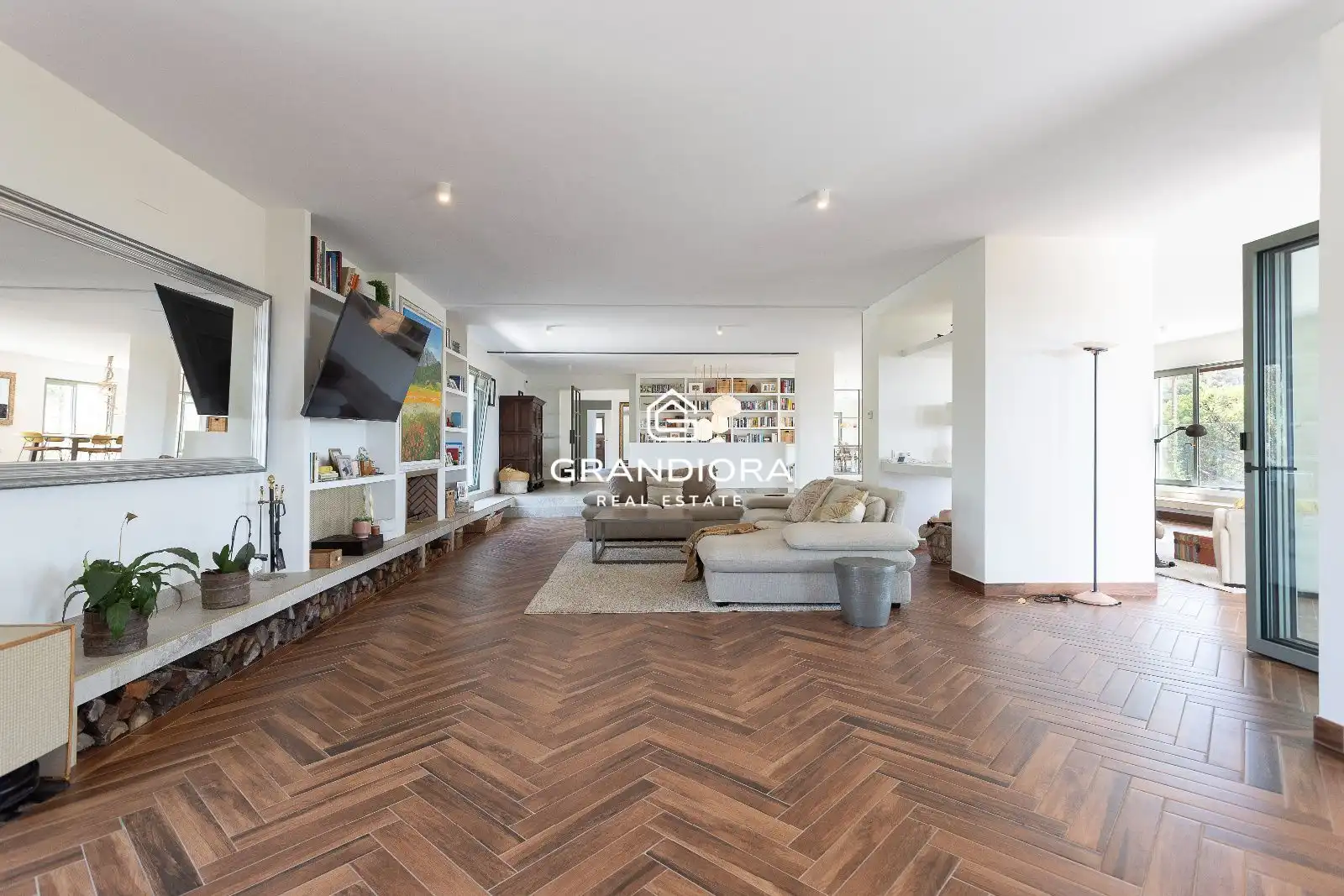 Living room of Houses for rent in Cabrils  with Air Conditioner, Heating and Storage room