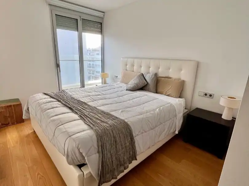 Bedroom of Apartments for rent in Eivissa  with Air Conditioner, Heating and Parquet flooring
