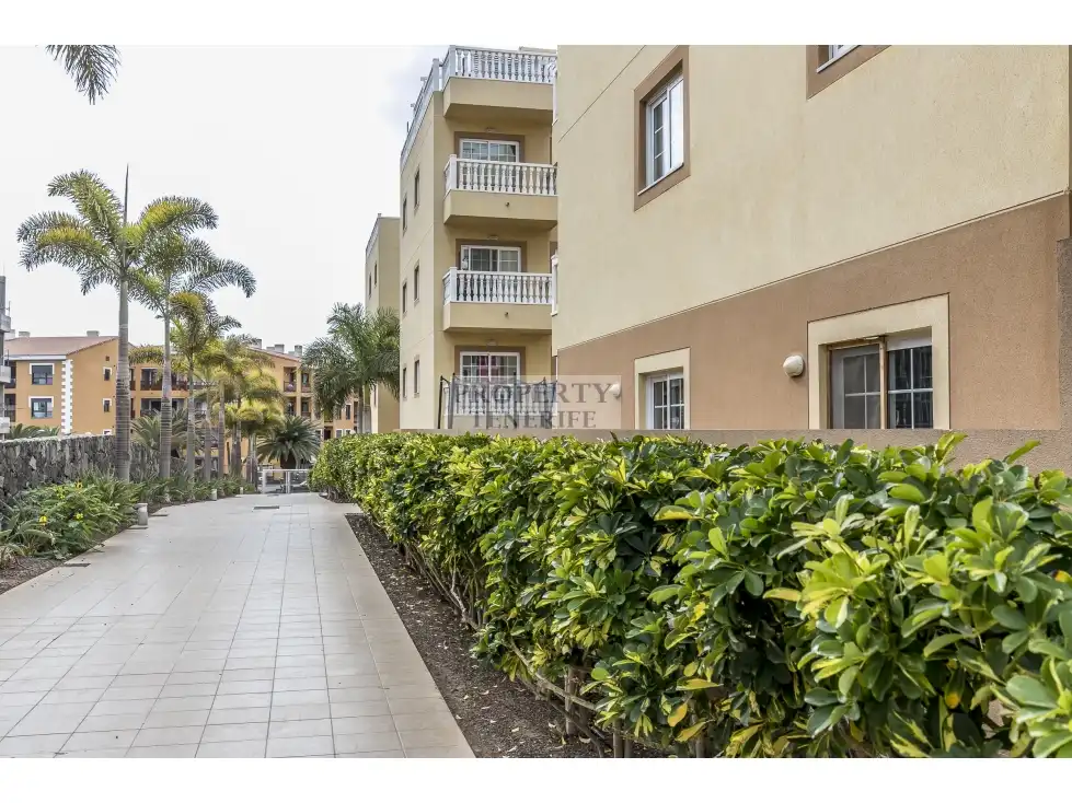 Vista exterior de Piso en venta en Arona con Terraza y Piscina