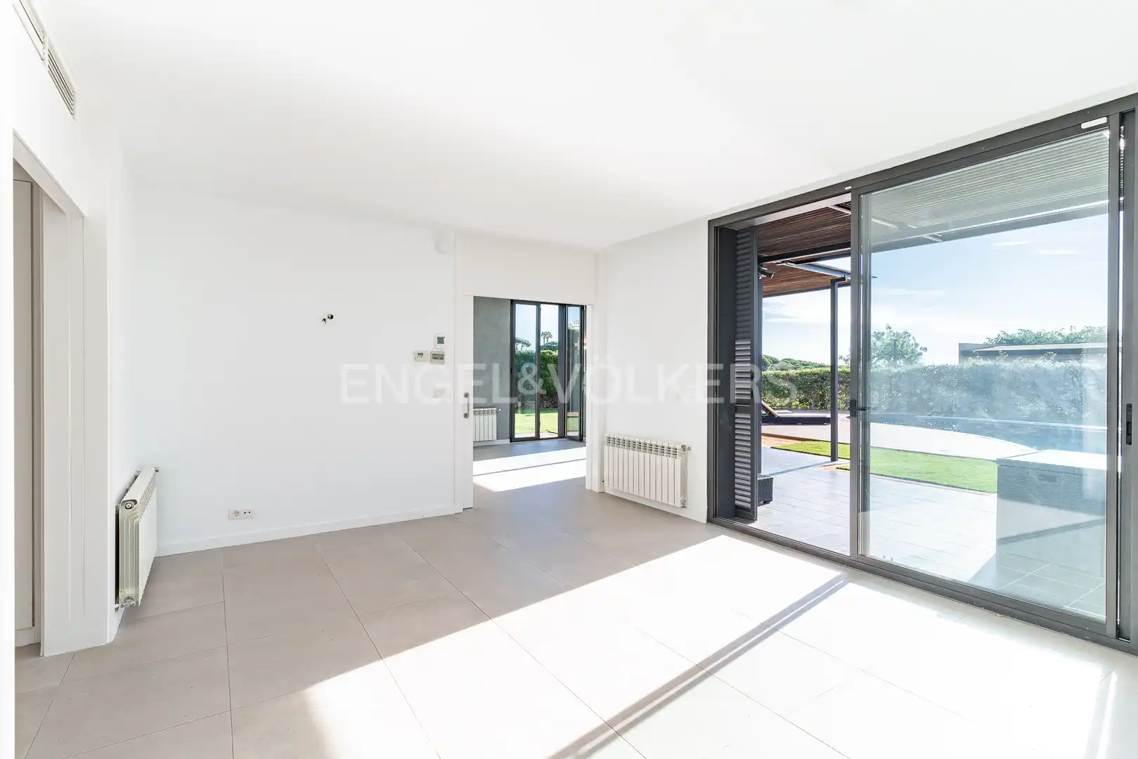 Sala de estar de Casa o chalet en venta en Sant Vicenç de Montalt con Calefacción, Jardín privado y Parquet