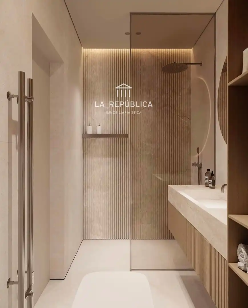Baño de Casa o chalet en venta en Mataró con Aire acondicionado, Calefacción y Jardín privado