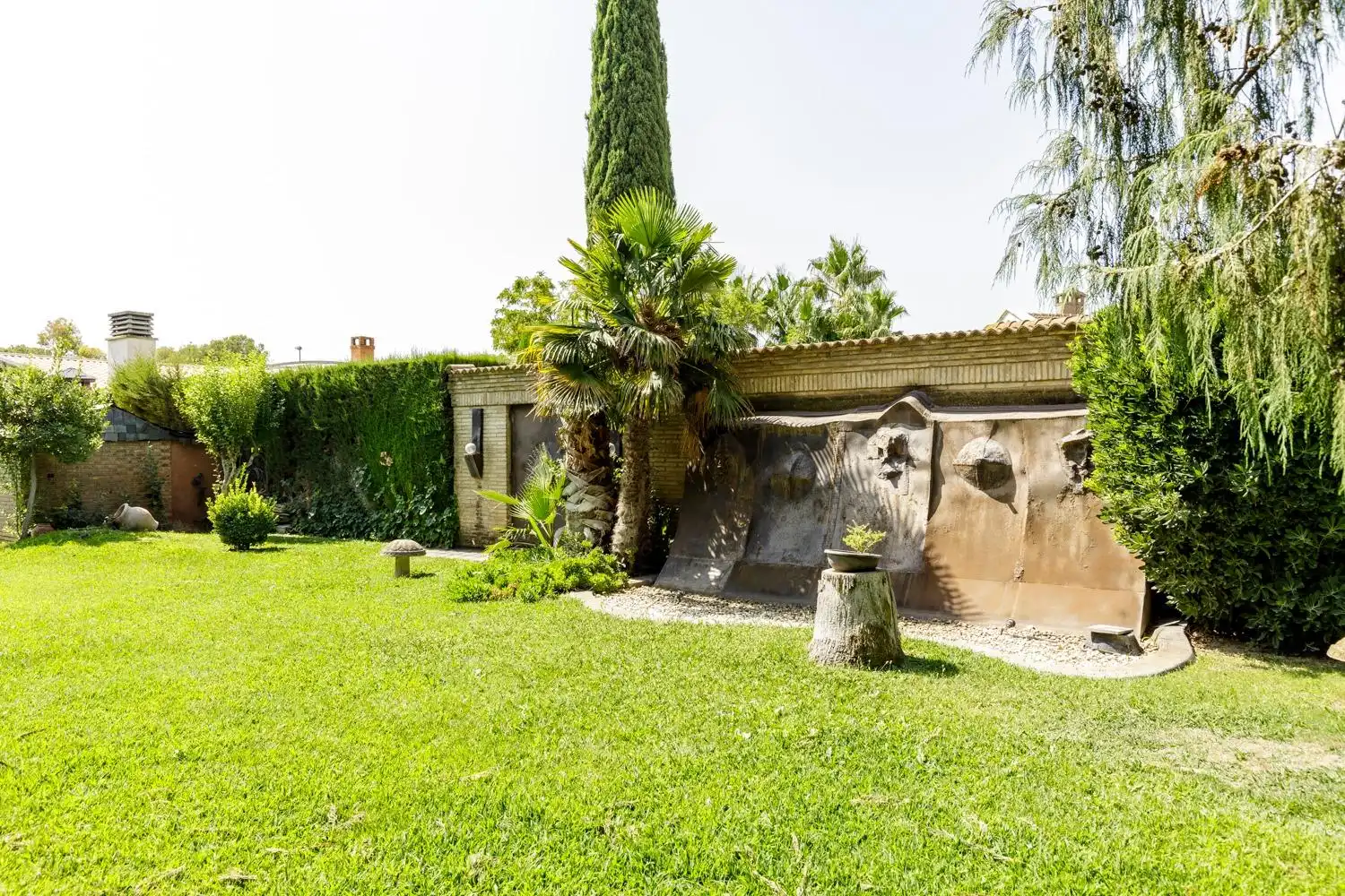 Garden of Houses for sale in Zaragoza  with Air Conditioner, Heating and Private garden