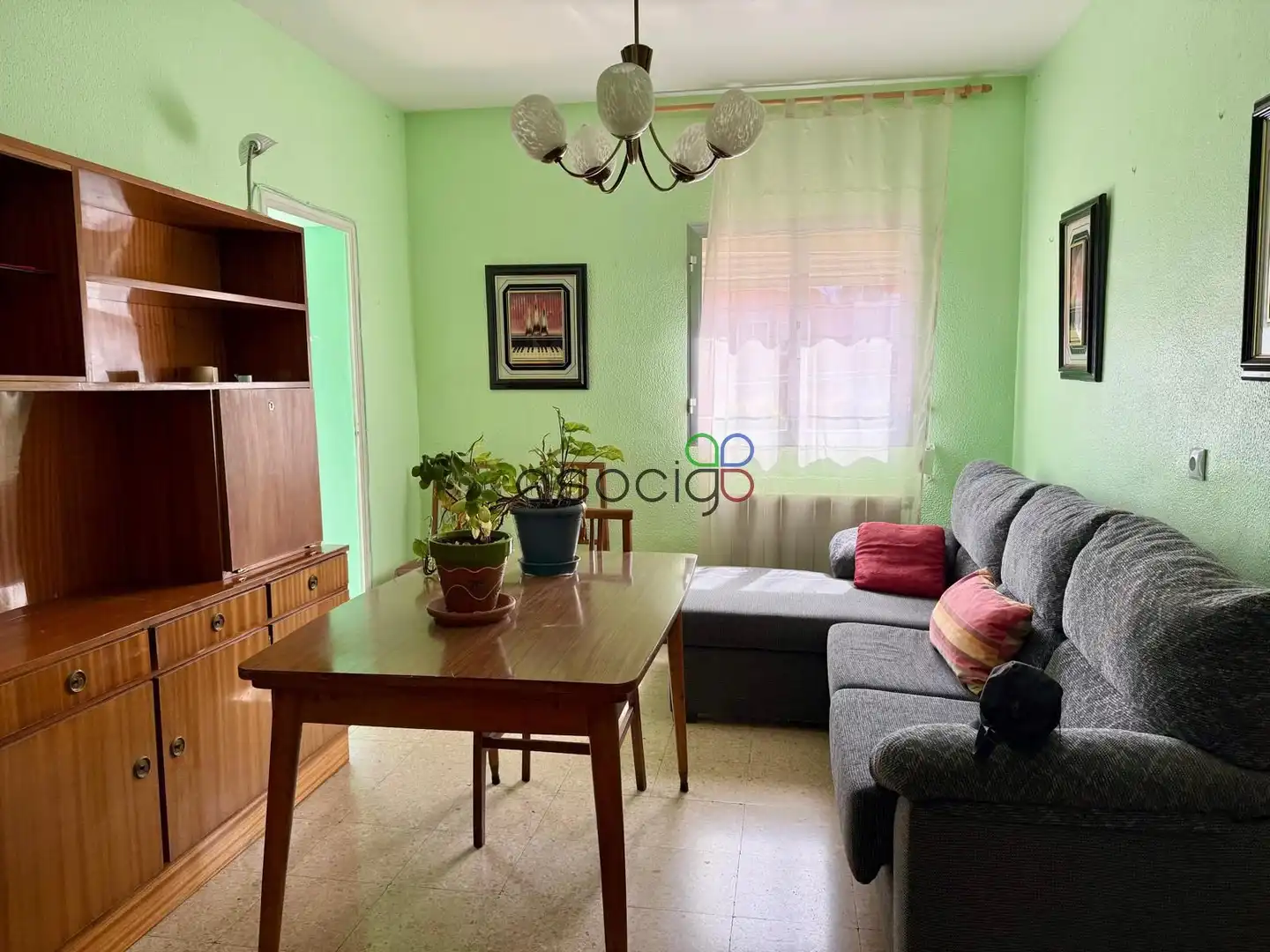 Sala d'estar de Pis en venda en Guadalajara amb Calefacció