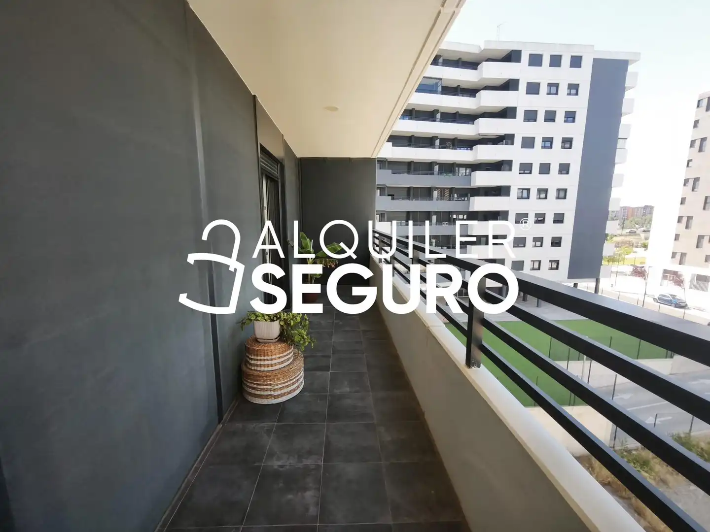 Balcony of Flat for rent in Zaragoza  with Air Conditioner, Heating and Terrace