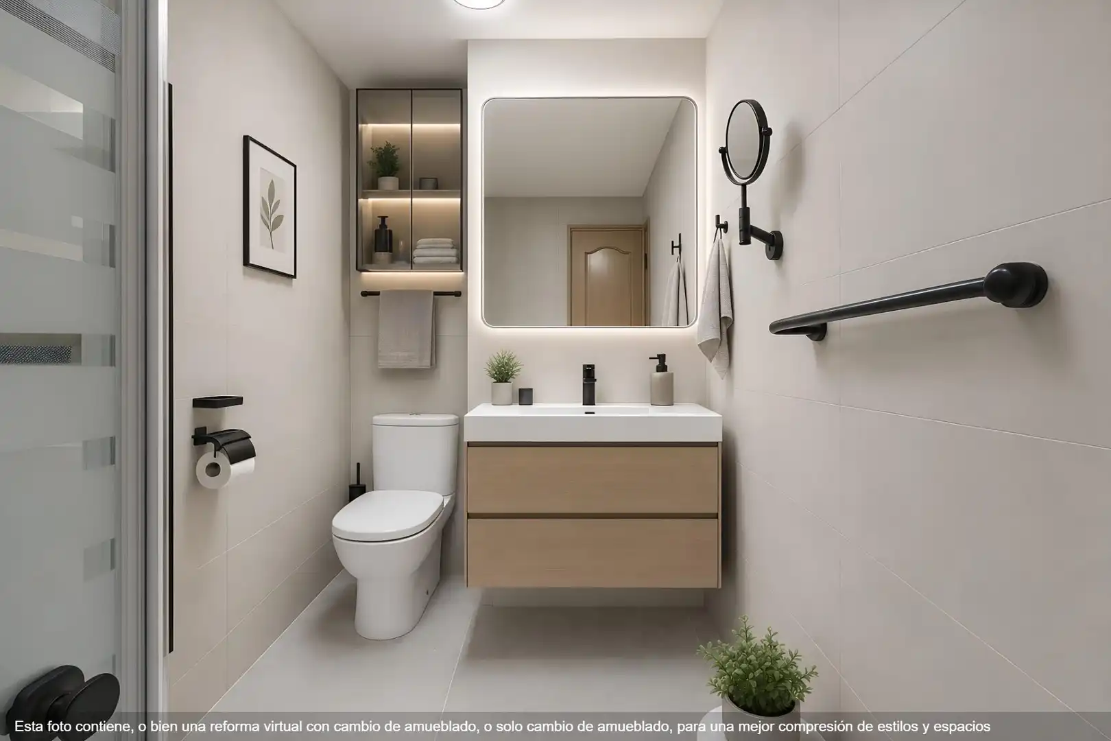 Bathroom of Flat for sale in Granada  with Air Conditioner, Terrace and Alarm