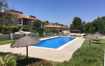 Piscina de Casa adosada en venda en  Murcia Capital amb Aire condicionat, Jardí privat i Terrassa