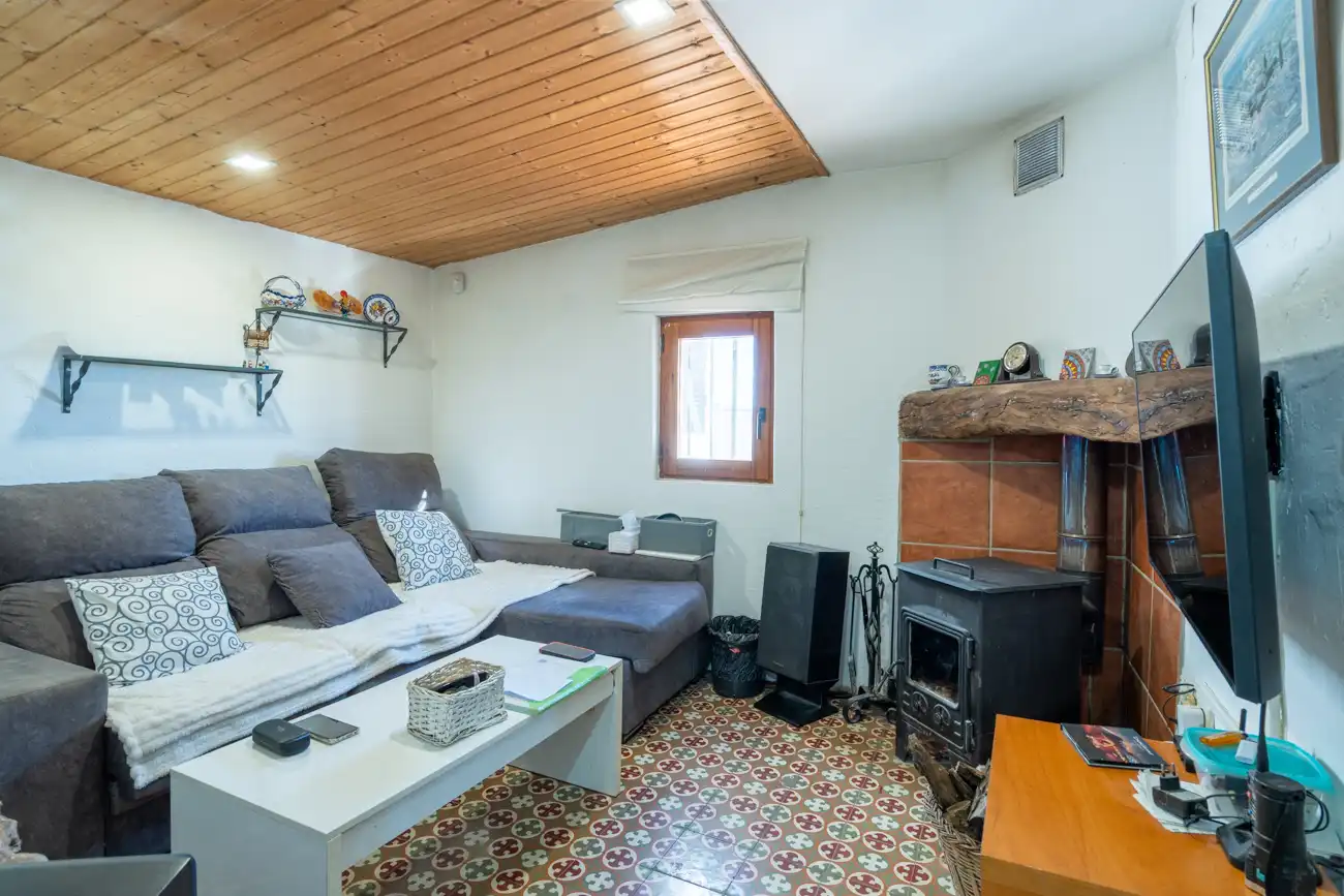 Sala de estar de Finca rústica en venta en Roquetes con Amueblado