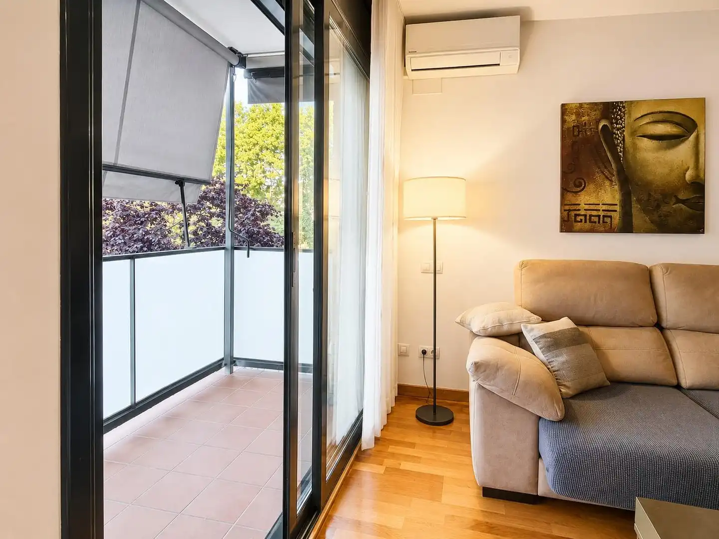 Balcony of Flat for sale in Sentmenat  with Air Conditioner, Heating and Parquet flooring