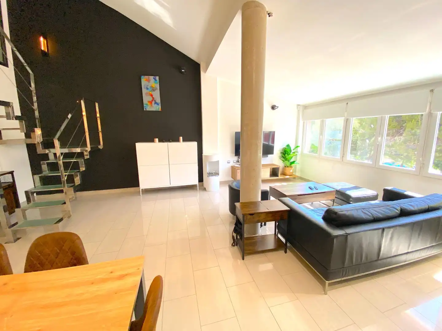 Sala de estar de Casa adosada en venta en Mazarrón con Piscina comunitaria