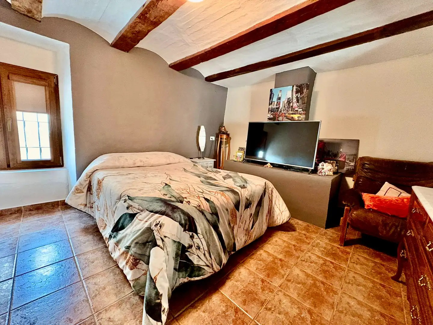 Habitación de Finca rústica en venta en Ibi con Aire acondicionado y Terraza
