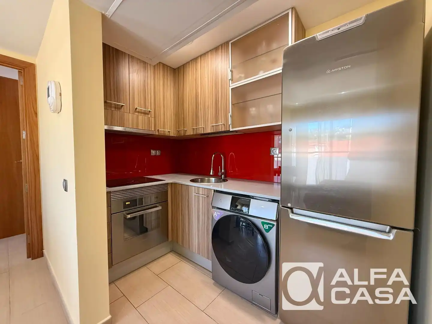 Cocina de Piso en venta en Lloret de Mar con Calefacción, Amueblado y Horno