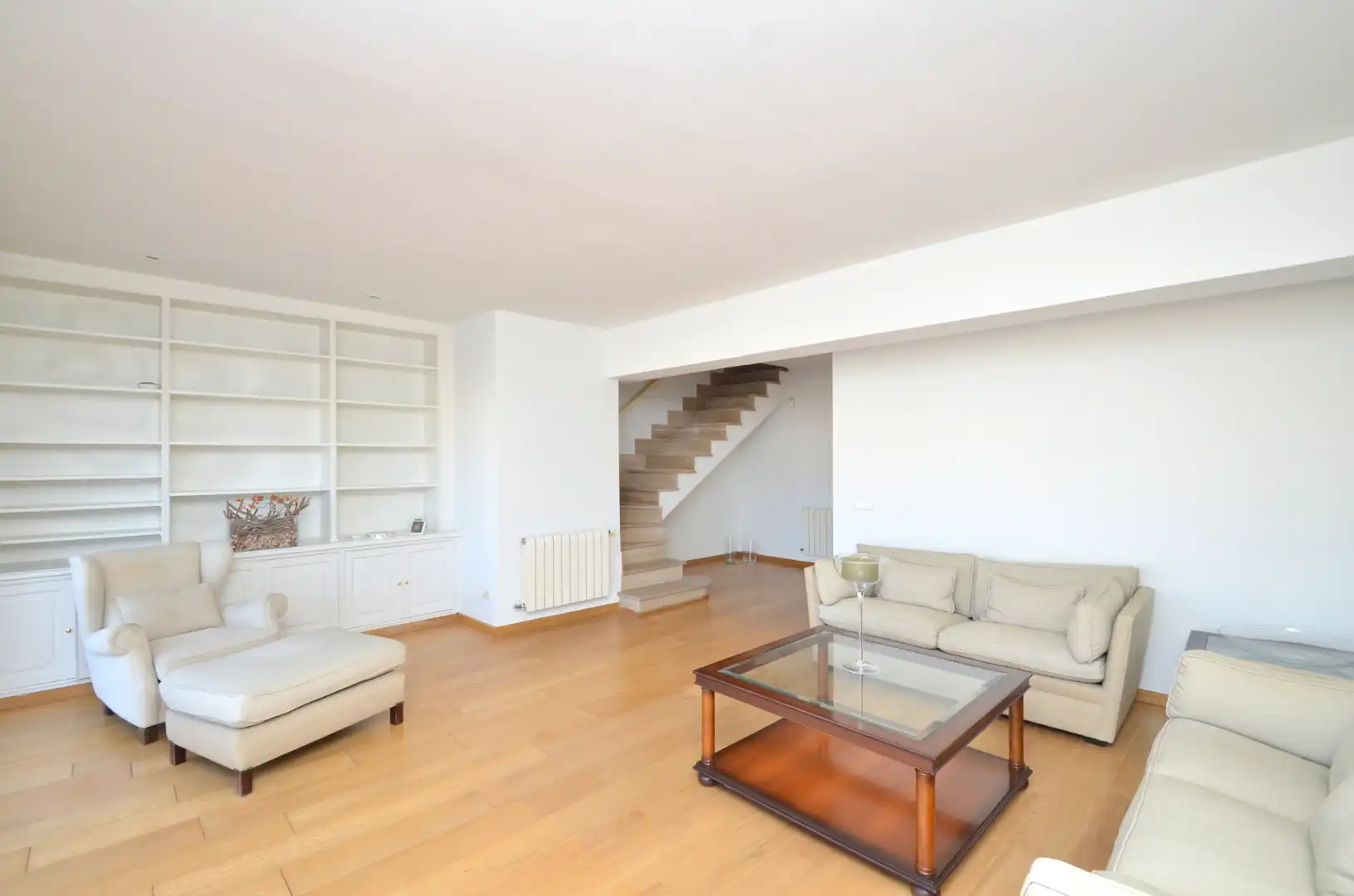 Sala de estar de Dúplex en venta en  Palma de Mallorca con Aire acondicionado, Parquet y Terraza