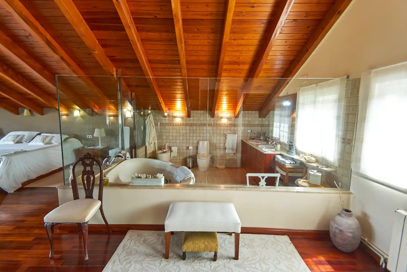 Bedroom of Houses for sale in Castelldefels  with Air Conditioner, Heating and Private garden