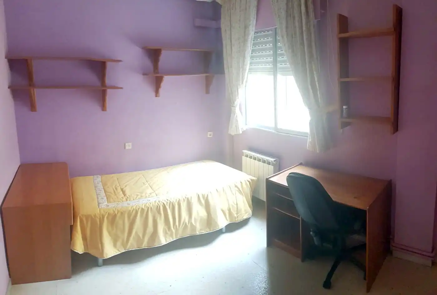 Bedroom of Flat for rent in Cáceres  with Heating, Terrace and Furnished