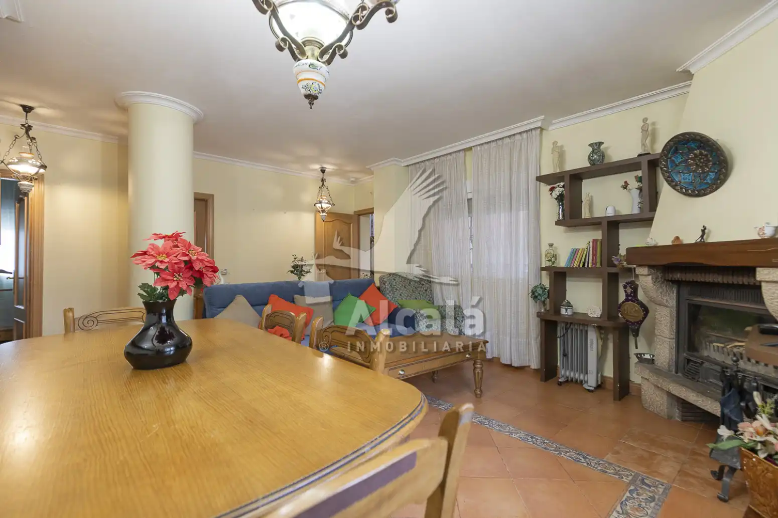Wohnzimmer von Haus oder Chalet zum Verkauf in El Molar (Madrid) mit Schwimmbad