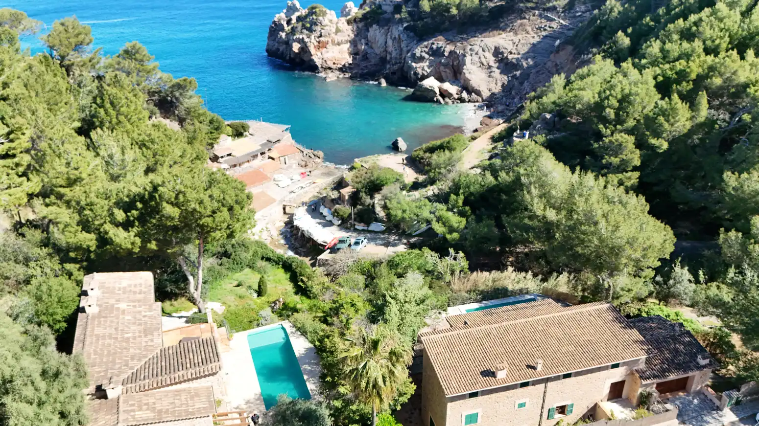 Vista exterior de Casa o chalet de alquiler en Deià con Aire acondicionado, Calefacción y Jardín privado