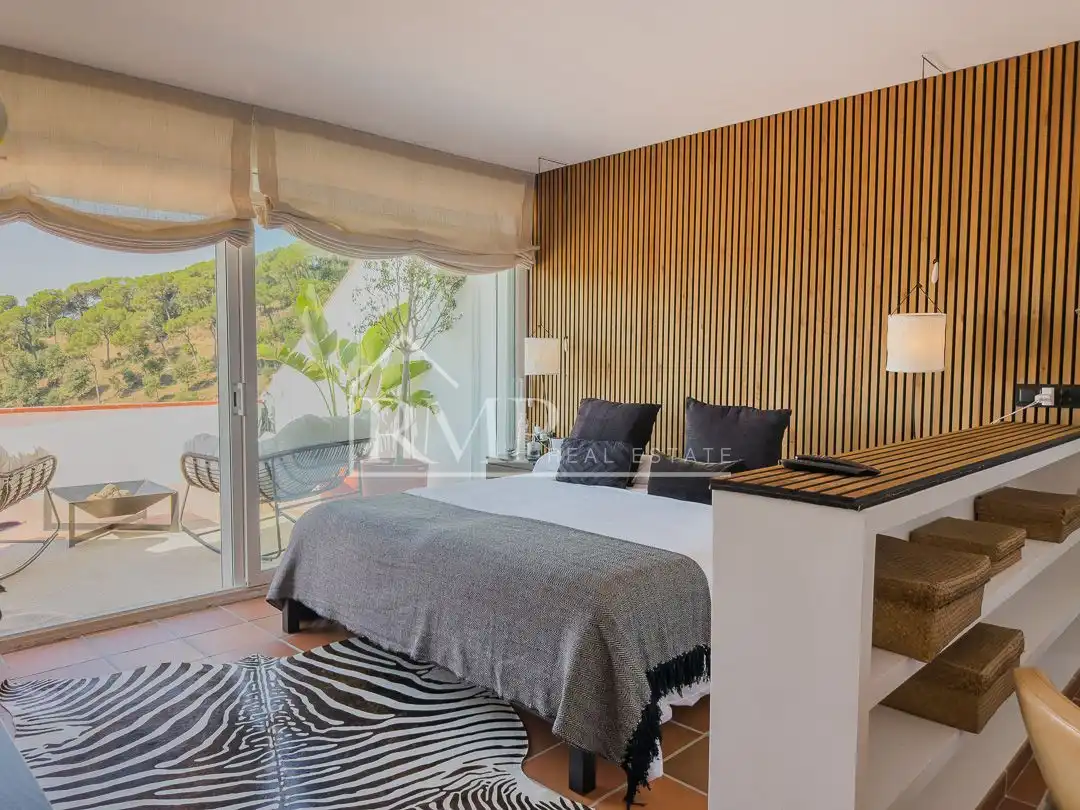 Bedroom of Detached homes for sale in Sant Andreu de Llavaneres  with Air Conditioner, Heating and Terrace
