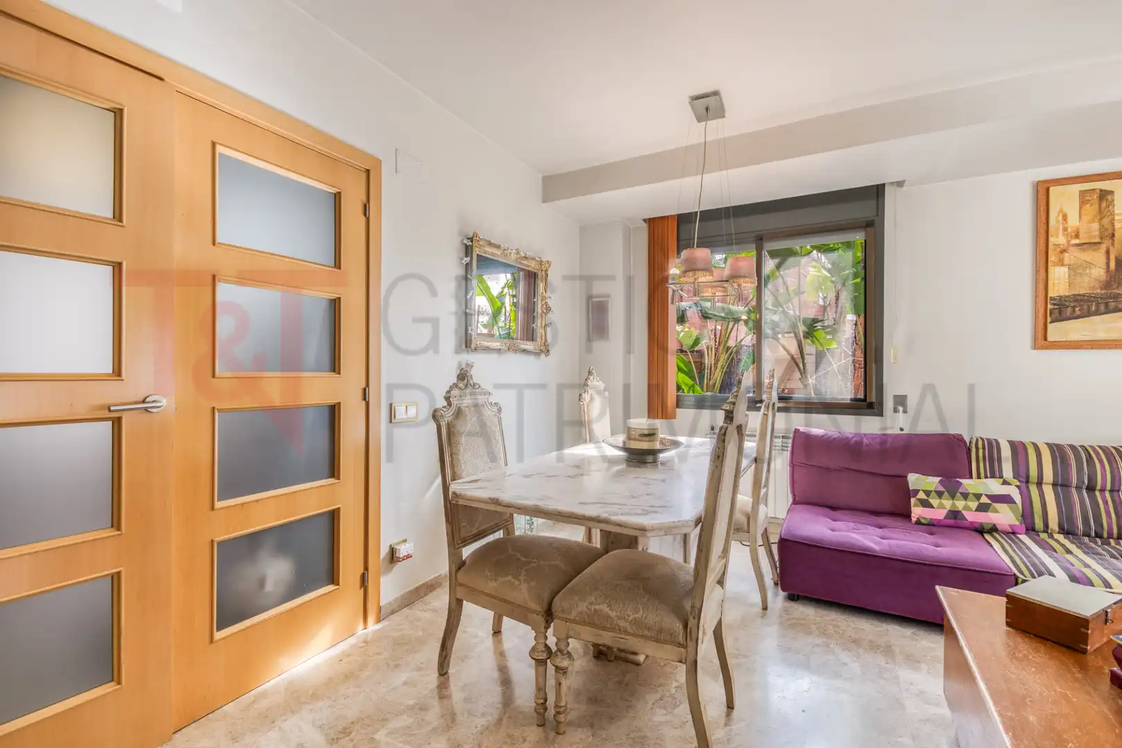 Esszimmer von Einfamilien-Reihenhaus zum Verkauf in El Masnou mit Klimaanlage, Heizung und Terrasse