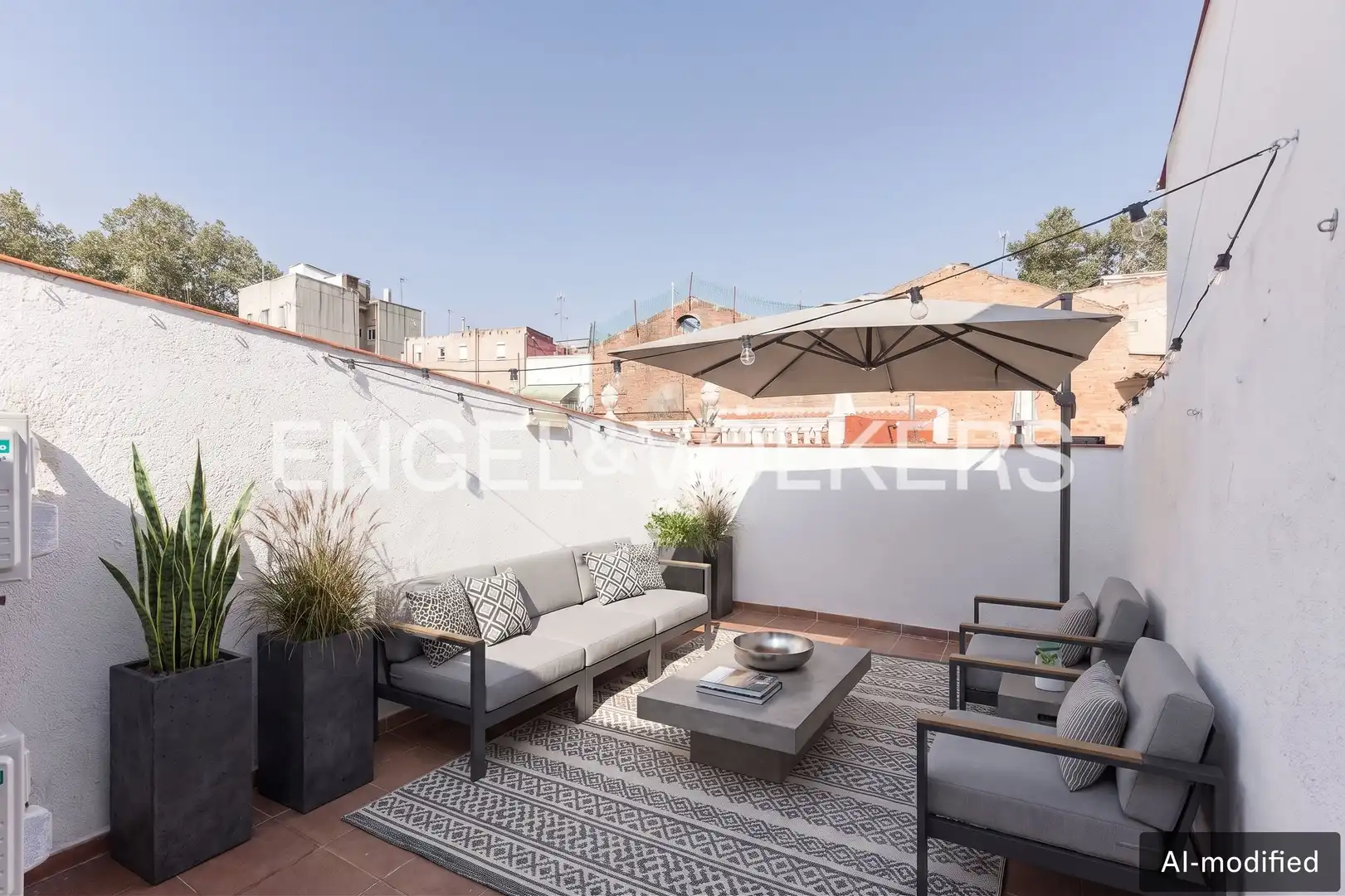Terrassa de Casa adosada en venda en Barcelona amb Aire condicionat i Calefacció