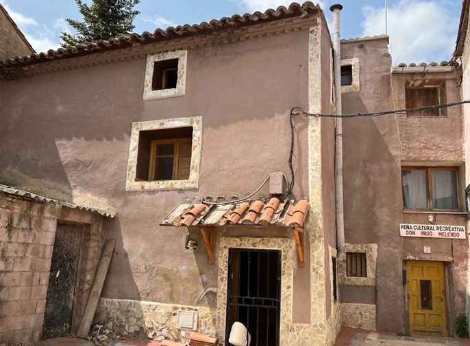 Vista exterior de Casa o xalet en venda en Villanueva de Jiloca