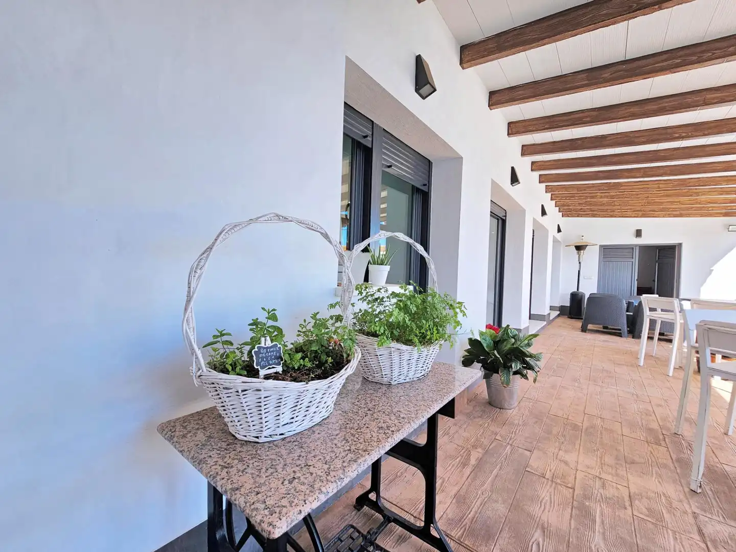 Terraza de Casa o chalet en venta en Cartagena con Terraza, Piscina y Amueblado
