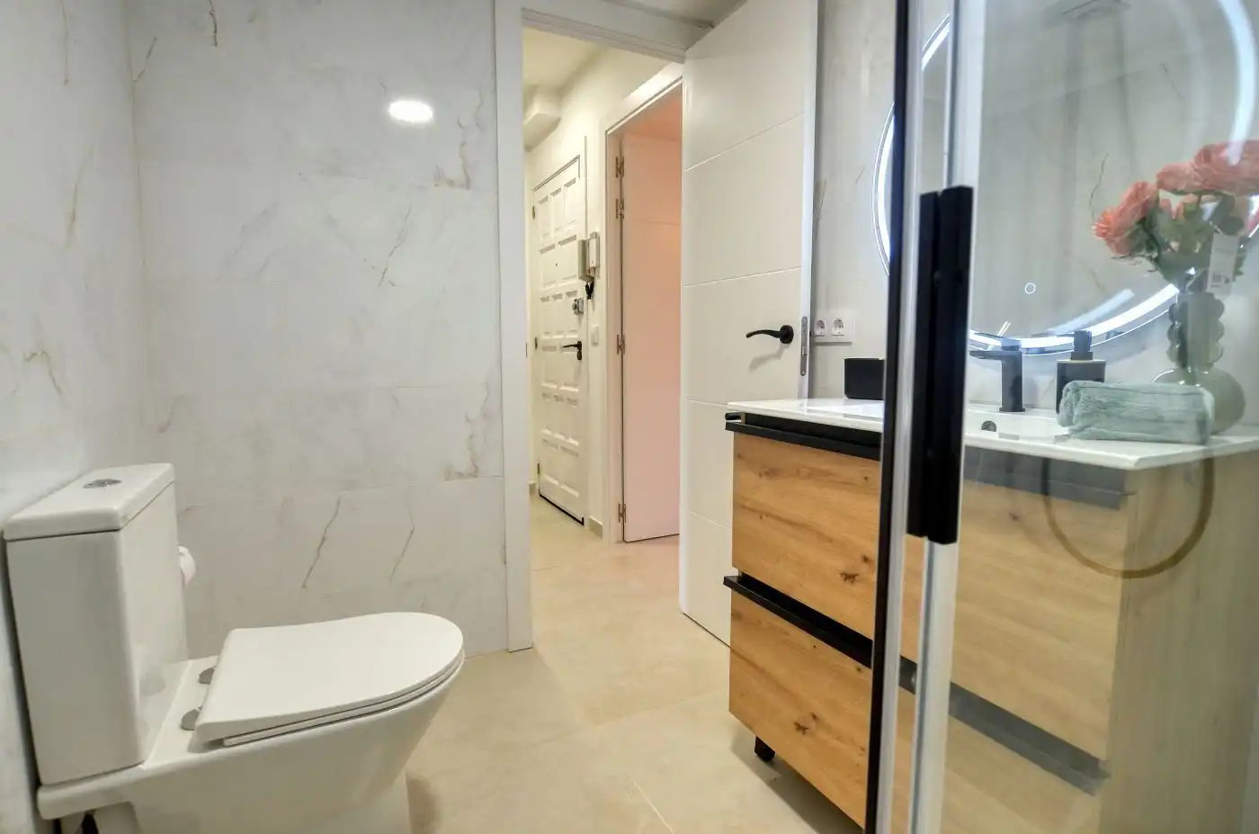 Bathroom of Apartments for sale in Empuriabrava  with Air Conditioner, Heating and Terrace
