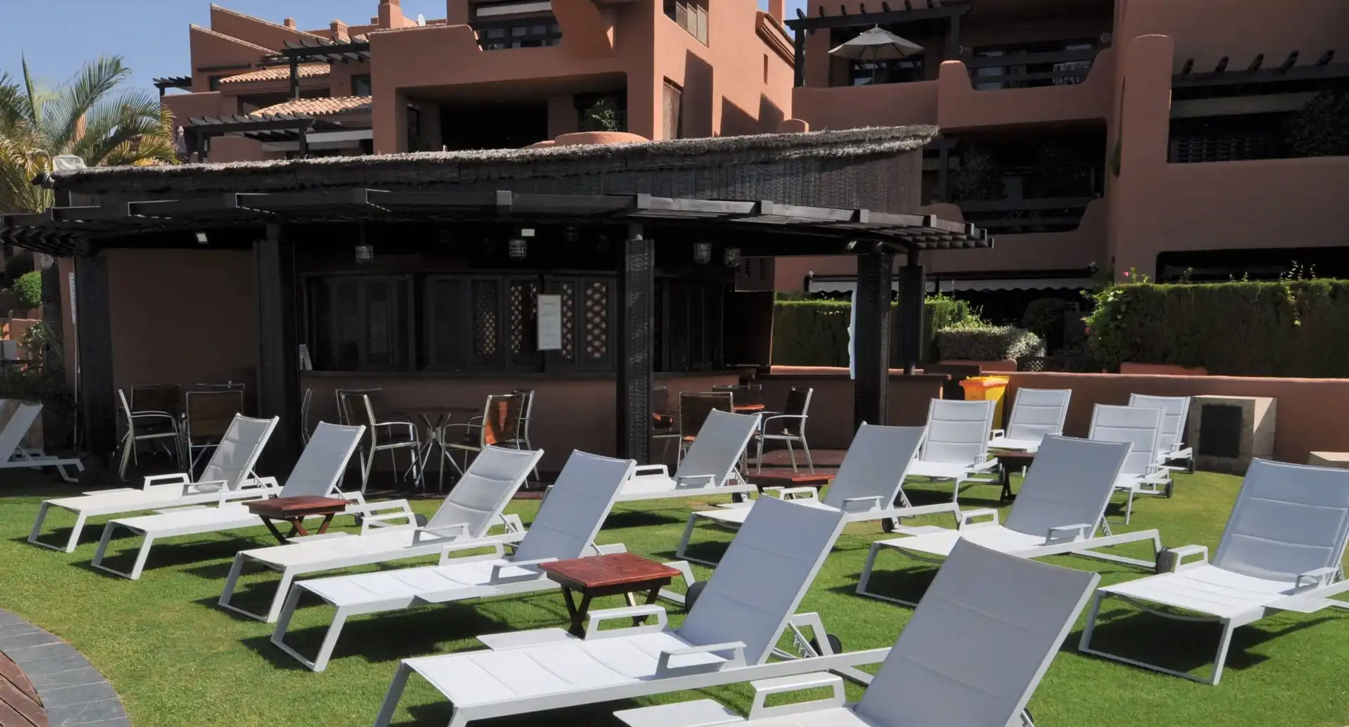 Terrasse von Dachboden zur Miete in Estepona mit Klimaanlage, Heizung und Terrasse