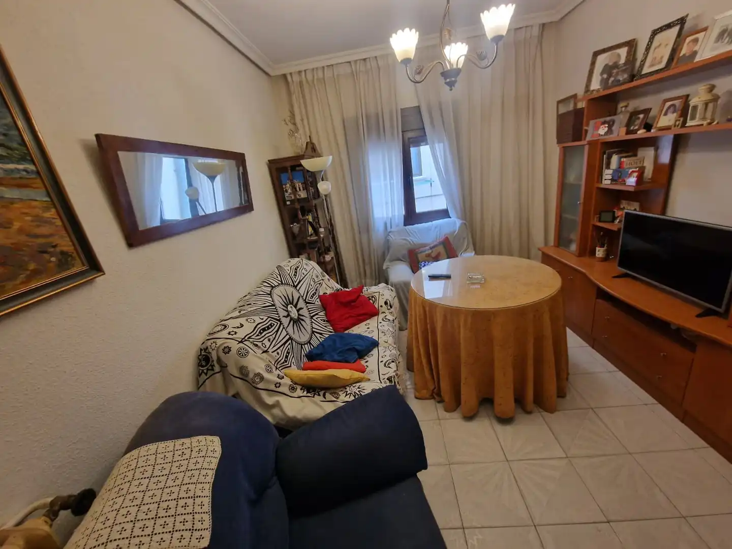 Sala de estar de Piso en venta en Talavera de la Reina con Calefacción, Trastero y Amueblado
