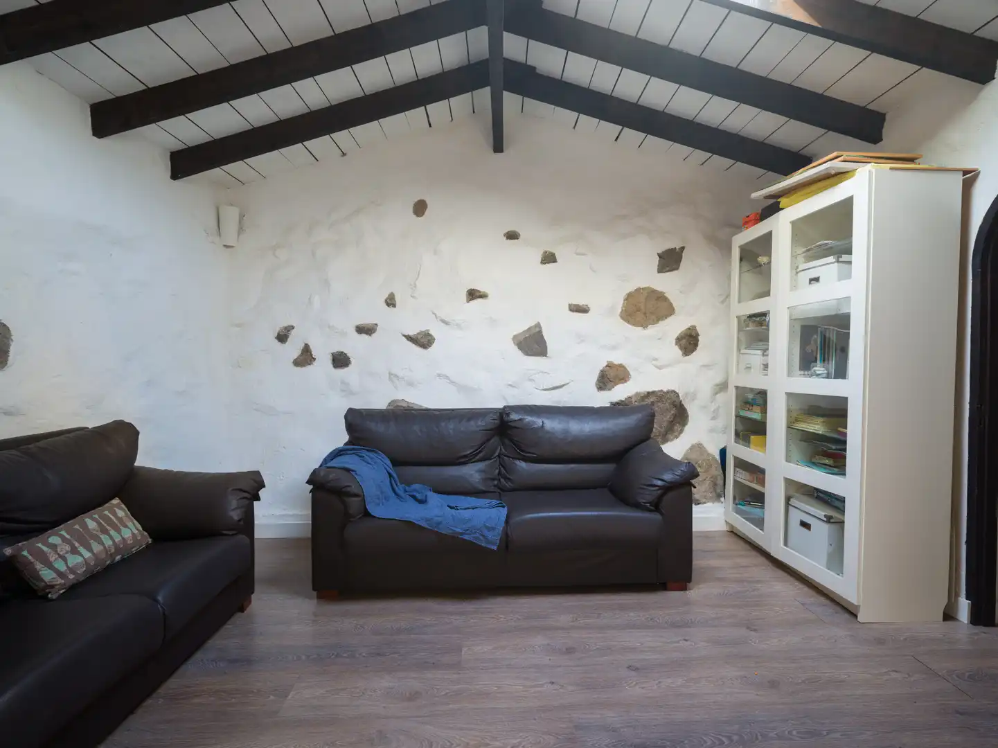 Living room of Houses for sale in Telde  with Heating, Private garden and Parquet flooring