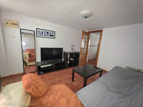 Sala de estar de Piso en venta en Pulpí con Aire acondicionado, Amueblado y Lavadora