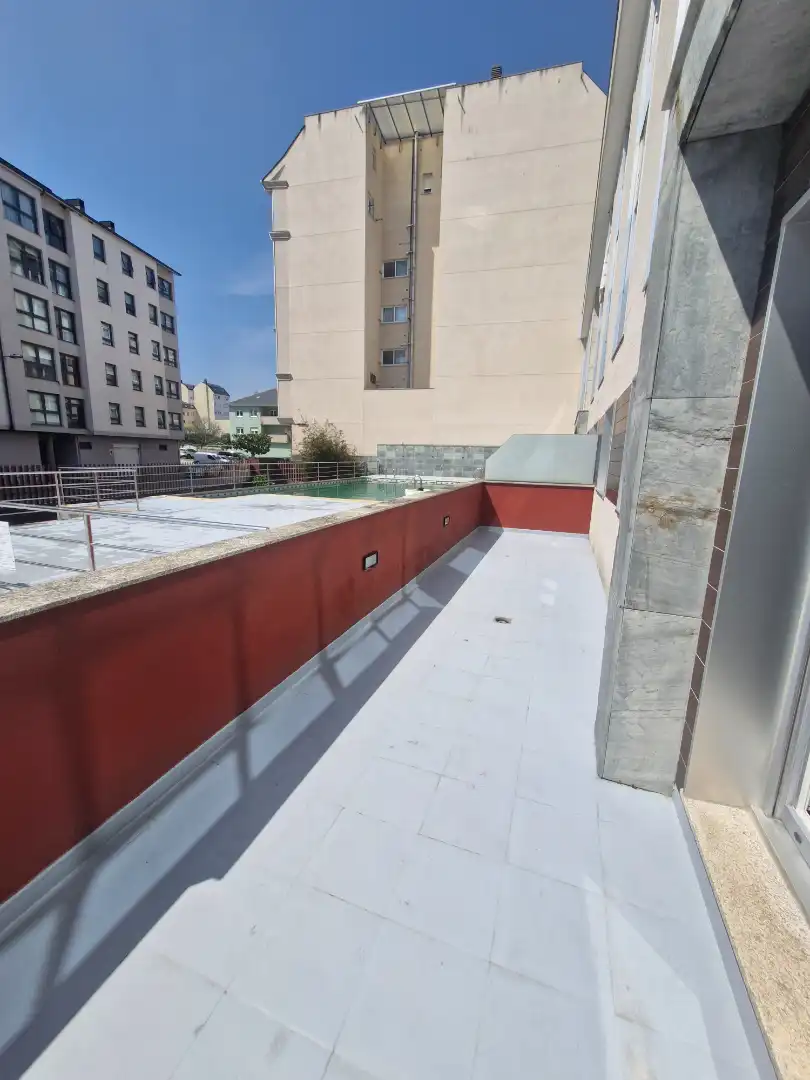 Terrasse von Wohnung zum Verkauf in Foz mit Heizung, Terrasse und Abstellraum
