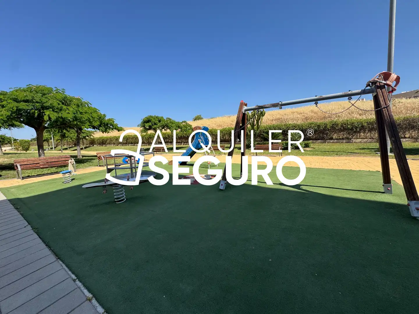 Jardí de Pis de lloguer en Málaga